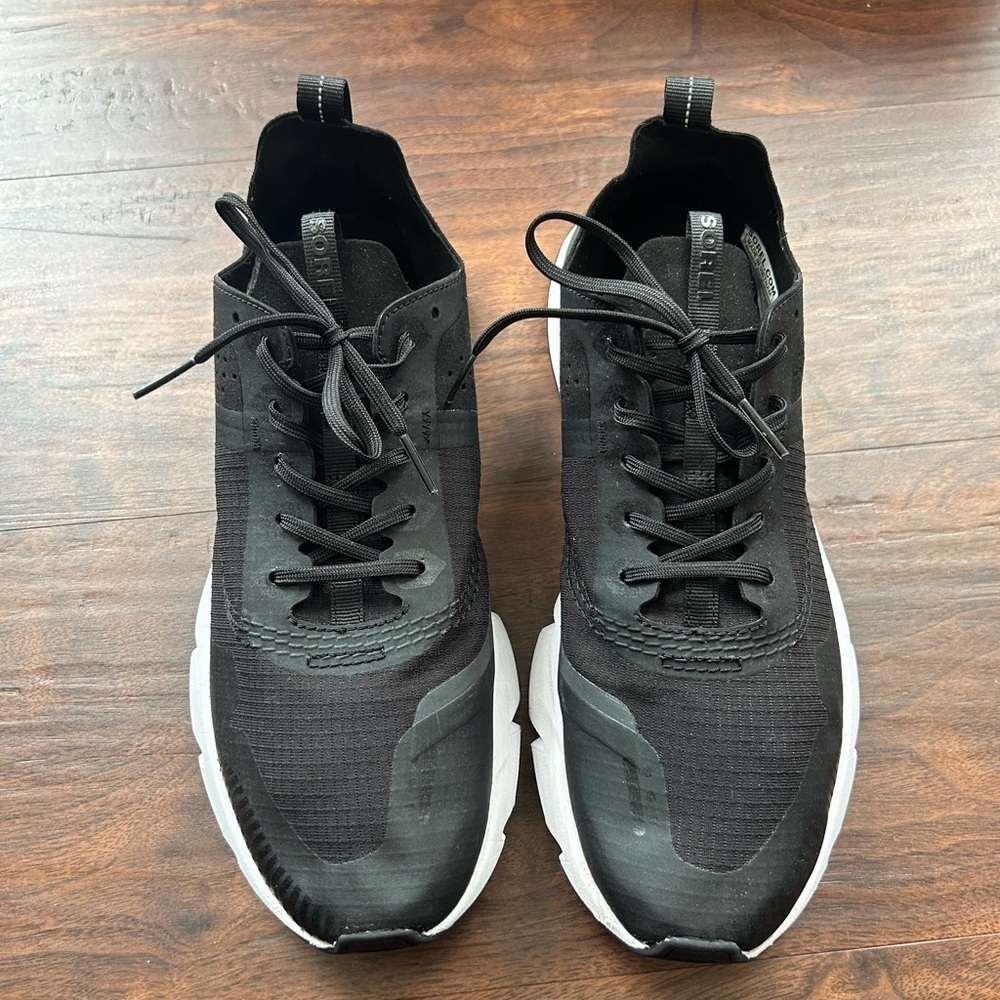 SOREL Men’s Kinetic Rush Ripstop Sneaker 
Black Running Shoes Size 7 NM-4242-011